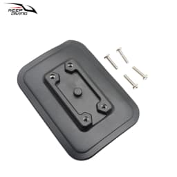 1 Pcs Inflatable Boat Fishing Rod Holder Fixed Base PVC Glue-On Pad Rubber Boat Fishing kayak Accessory Fish Finder Mount Fix
