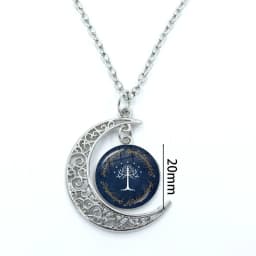 New Hot White Tree Gondor Keychain Lord Of The R Glass Dome KeyRing Bag Car Key Chain Ring Holder Charms Jewelry Gifts