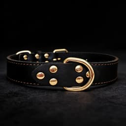 Genuine Top Layer Leather Dog Collar, 3 Sizes For Medium Large Dogs, Handmade Durable Skin-Friendly Outdoor Walking Pet Collar