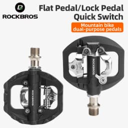 ZERAY Bicycle Pedals ZP-108S Cycling Self-Locking Pedals Clipless Pedals Aluminum Alloy SPD Bike Cleat Pedals Accessories