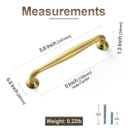 Antique Brass Cabinet Pulls Hardware for BedroomVintage Brass Solid Drawer Handles for Kitchen Cabinets and Dresser Drawers