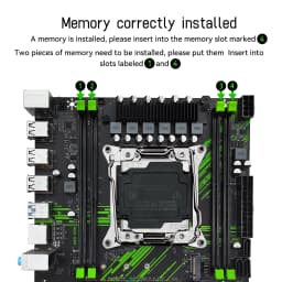 MACHINIST X99 PR9-H Motherboard Combo With Intel Xeon E5 2650 V3 CPU LGA 2011-3 Support DDR4 Dual-channel RAM NVME/SATA M.2