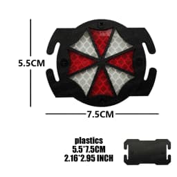 Molle EDC Identify Safety Outdoor Mark Strip Patch Umbrella Blood Type Nuclear Radiation Cat Eyes Tactical Equipment Accessorry
