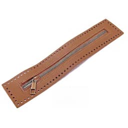 27cm Long Solid Leather Zipper for Handbag Crochet Bag Hardware Practical Sewing Accessory Purse Accessories Diy Bag