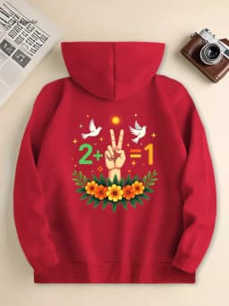 equation Middle eastern Kurdish Peace Sign Men's hoodies