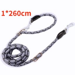 Dog Leash Hands Free Dogs Leash Reflective Leashes for Dog Walking Running Rope 2.4M Long Adjustable Double Leashes Dogs Ropes