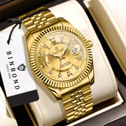 BINBOND Original Couple's Quartz Watches Luminous Waterproof Men's Women's Watch Mujer Reloj Ofertas Hoy Relogios Casal