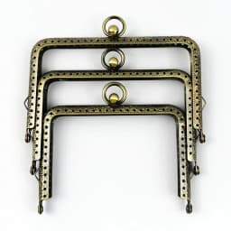 2/5Pcs Deepeel 11/12/13cm Embossed Metal Bag Handles Square Purse Frame Kiss Clasp wallet Brackets DIY Handmade Accessories