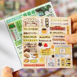 Mr Paper 30/60pcs Happiness Notebook Series Square Cut Film Sticker Book Japan Korea Cute INS Style Handbook DIY Diary Guca Plat