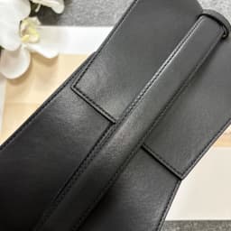 Minimalist Style Leather Belt with Hook & Loop Fastening, Wide Genuine Leather Women's Belt, Black Texture Wide Waistband