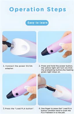 3D Printing Pen 40 Colors DIY 3D Painting Children Toys Fun Camouflage With LCD Screen Compatible PLA Filament Toys Gift