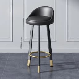Bar Chair Light Luxury Rotating Bar Chair Checkout Page Backrest Lifting Chair Home Modern Simple High Stool Bar Stool