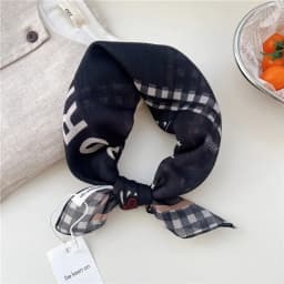 56cm Print Geometric Pattern Headscarf Scarf Square Scarves Kerchief Neckerchief Bandanas Neck Wraps Hair Ribbon Band Headband