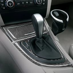 For BMW E81 E82 E87 E88 1 Series Interior Accessories 2008-2013 Gear Shift Knob Dashboard AC Outlet Carbon Fiber Cover Stickers