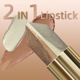 Two Color Eye Shadow Stick Shimmer Glitter Brown Color Dimensional Natural Without Taking Off Makeup Eye Cosmetic for Women Gift
