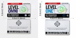 High Quantity Text Clear Letters Printed PVC SCP Hard Card Patches,top Hardboard,hardcard 8.5*5.5CM WF23461