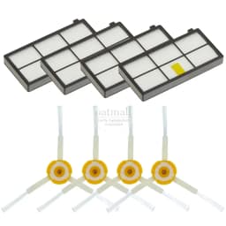 For iRobot Roomba 960 900 891 800 Series Accessories Spare Parts Vacuum Cleaner Replenishment Kit Rubber Side Brush HEPA FILTER