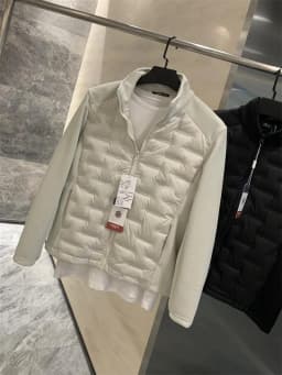 Men's down Jacket Stand Collar Splicing Lightweight 90 White Duck down Breathable Casual Style Regular Fit Daily Wear