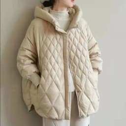 Down Coats Women Coat Mid Length Jackets Hooded Full Sleeve Y2k Streetwear Elegant Splice Jacket Thick Warm Autumn Winter