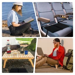 Foldable Gel Seat Cushion 3D Honeycomb Cool Breathable Portable Travel Beach Camping Mat Car Office Chair Cushion