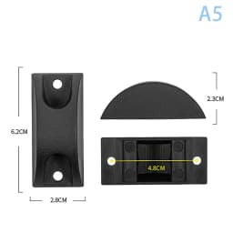1Pcs Black Replacement Plastic Stud Luggage Feet Pads Baggage Stud Foot Feet Pads For All Suitcase Bags Luggage Stand Feet 2025