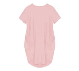 Plus Size Women Short Sleeve O-Neck Loose Casual Dresses Casual Short Sleeve Shirt Mini Dresses Round Neck Pockets Sexy Female T