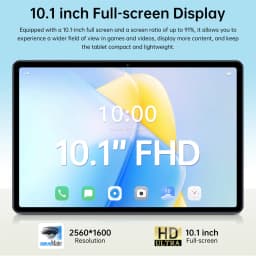 CHOTOG Tablet Pad 7s Pro Android 15 Tab PC 10.1 Inch 16+32MP Camera 5G Dual SIM Face Unlocked 10000mAh WIFI GPS Tablets For Children's Kids With Keyboard Laptop