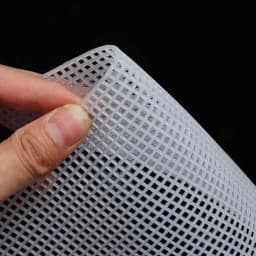 White Plastic Mesh Cloth Bag Rug Thread Hook Craft Supplies DIY Handcraft Latch Hook Accessory Hook Crafts Durable Grid About