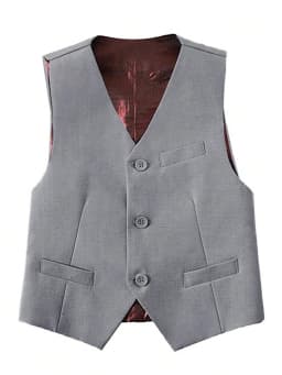 Boys' Suit Jacket Formal Single Breasted School Uniforms