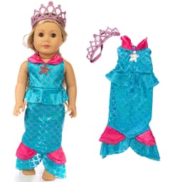 18 Inch Girl Doll Clothes Red Winter Coat Toys Doll Outfits Baby Girl Birthday Gifts