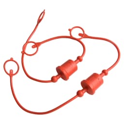 2 Set 1/2 Hydraulic Quick Disconnect Fitting Dust Cap For ISO-A Hydraulic Coupler Hydraulic Quick Connector Coupling Dust Cover