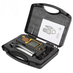 Vibration Analyzer Tester HT-1201 Portable LCD Meter Vibrometer Gauge Tester Analyzer 0.1-199.9m/s Vibration Tester Analyzer