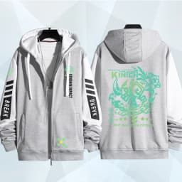 Anime Genshin Impact Kinich 3D Print Zip Up Hoodie Women Men Harajuku Sweatshirt Streetwear Hip Hop Cosplay Zipper Hooded Jacket