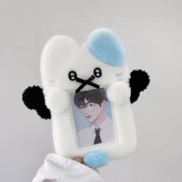Cute Photocard Case Cartoon Bag Keychain Star Shape Photo Card Holder Student Card Holder Idol Photos Protective Cover