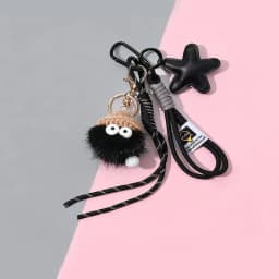 Unisex Bag Pendant Small Coal Ball Camera Bag Pendant Decoration Pendant Decoration For Girls Cute Fashion Funny Simple Pendant