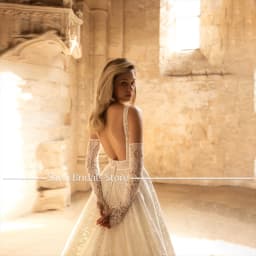 Elegant Square Collar Straples Lace Pleated Wedding Dress Customized A-line Backless Court Bridal Party Gowns Vestidos De Novia