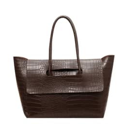 Luxury Crocodile Pattern Women Handbag With Short Handle Shoulder Bag 2026 New Designer Bag Large Capacity Travel Bag Trend Tote