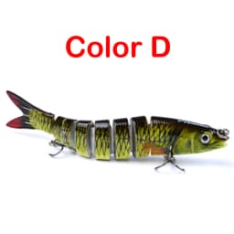 1PCS Multi Jointed Swimbait 13.5cm 19g Sinking Wobbler Fishing Lure Artificial Hard Bait Crankbait Bass Pike Fishing Tackle