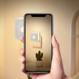 4pcs Modern LED Night Lights Plug Into Wall, Motion Sensor Night Light Plug In Corridor, Bedroom, Staircase, Kitchen, Bathroom