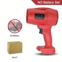 Powerful Air Blower with 550g Thrust Turbo Fan for Cleaning Leaves, Snow, and Dust โ Includes 18V Makita - Compatible Battery