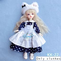 1/6 Bjd DOLL Clothes 30cm Toys Accessories New Style Wear Plaid Skirt Fashion Dress Up With Headwear For Girl Princess Dress