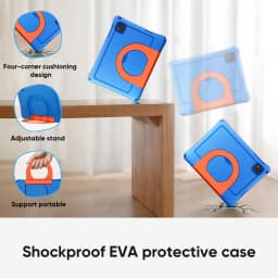 10.1-Inch Children's Tablet Android 16 WIFI Eight Core Processor 30GB (6+24) RAM 64GB ROM YouTube with EVA Protective Case