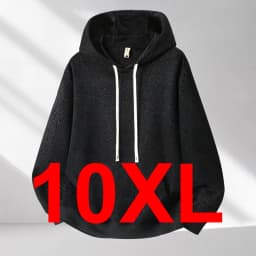 10XL 11XL Plus Size Hoodie Men Spring Autumn Solid Color Hoodies Male Spring Autumn Hooded Pullover Big Size 10XL