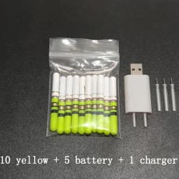 10pcs Light Sticks Green/Red Work with CR322 Battery Waterproof LED Lamp Lightstick Luminous Night Fishing Tackle Accessory J466