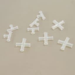3 4 Three Way PP Tee Female Luer Connector T-Shaped Coupling Piece