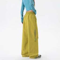 CHRLCK Women's Waterproof Hiking Pants Loose Quick Drying Cargo Pants Fishing Camping Cycling Trekking Jogging Trousers