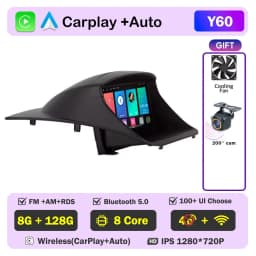 Android 16 Car Radio For Ford Fiesta MK6 MK7 2009 - 2017 Carplay Android Auto Stereo Player GPS Navigation Wifi Video Autoradio