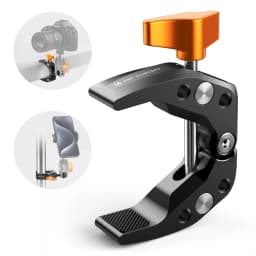 K&F CONCEPT Multi-Functional Super Clamp with Double 360° Ball Head Magic Arm For GoPro Insta360 DJI OSMO Aciton Camera Phone