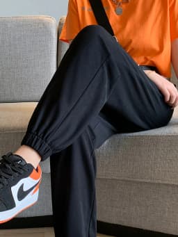 Summer Women's Pants Ice Silk Oversize Cargo Sweatpants Traf Harajuku Korean Fashion Y2k Streetwear Pants Aesthetic PELEDRESS
