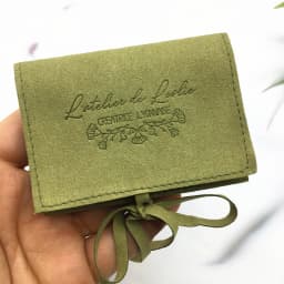 50 Microfiber Jewelry Gift Bags With Rope Personalized Logo Size Velvet Jewellry Rings Earings Packaging Organizer Wedding Pouch